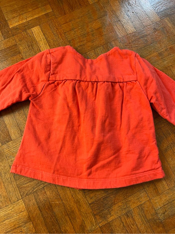 Gilet rouge taille 24 mois - photo numéro 5