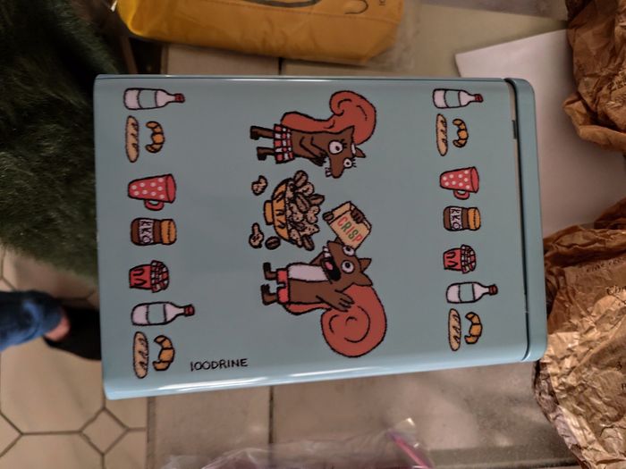 Boîte à céréales en métal - photo numéro 2