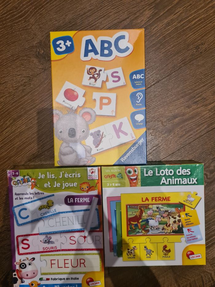 Lot de 3 jeux