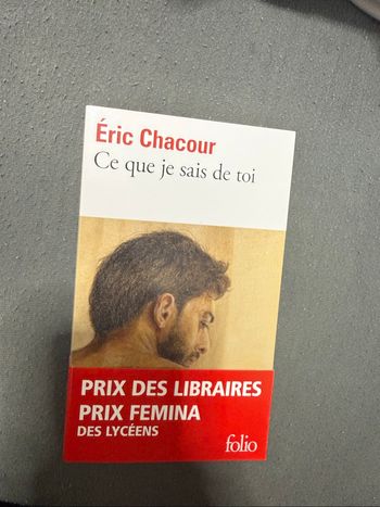 Livre Ce Que Je Sais De Toi