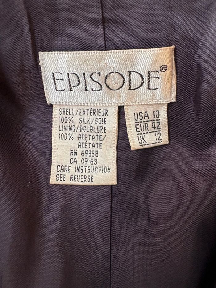 Blazer sans manches en soie Episode Taille 42 - photo numéro 3