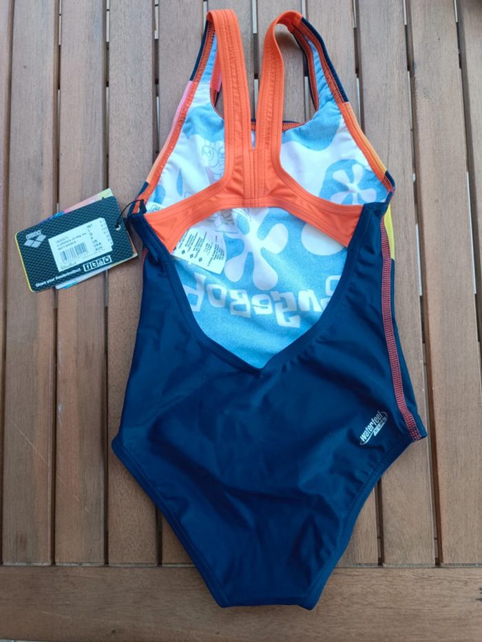 Maillot bob l'éponge Arena 6-7ans - photo numéro 3