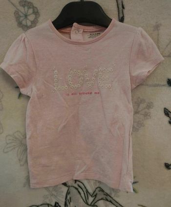 Haut manche courte Kiabi 18 mois