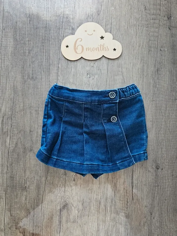 Jupe short en jean