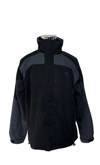 Manteau d'hiver épais Champion gris et noir pour homme en taille M