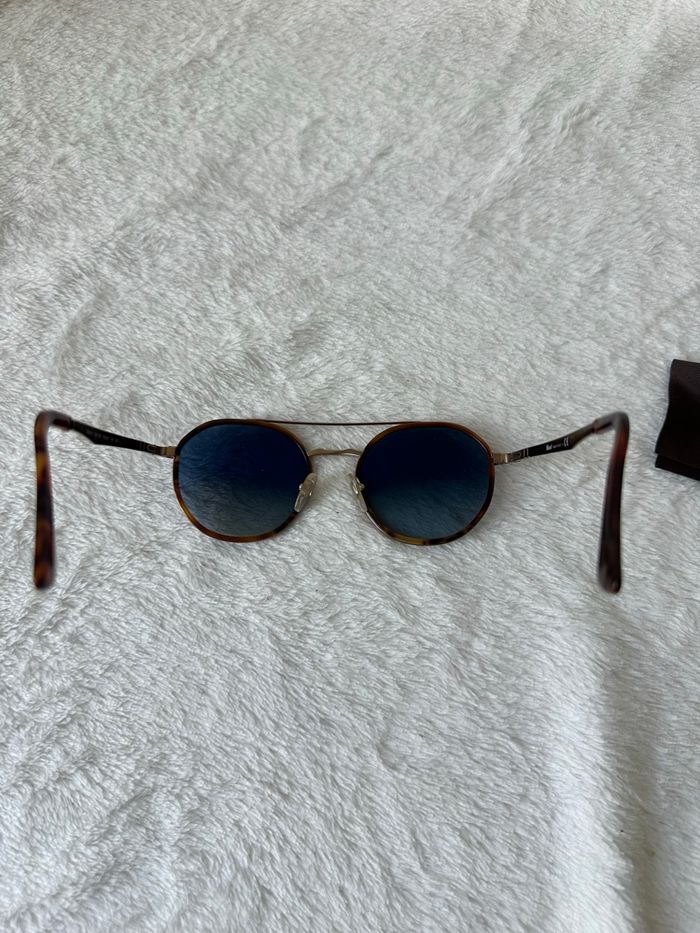 Lunettes de soleil Persol femme – Monture écaille, double pont, verres bleus - photo numéro 7