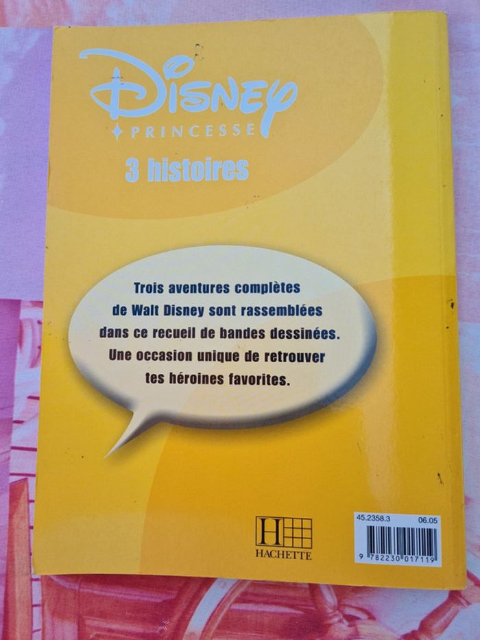 Livre disney princesse 3 histoires Ariel, Mulan et Blanche neige - photo numéro 2