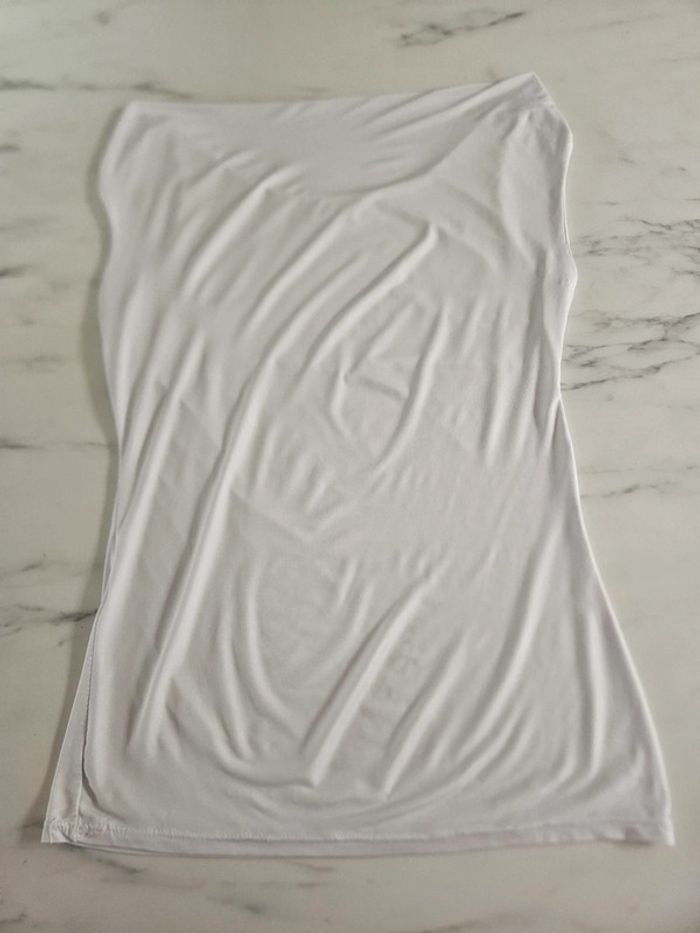 CWK blouse fluide col tombant blanche taille M - photo numéro 7