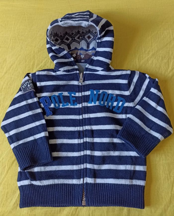 Gilet capuche épais Catimini 18m - photo numéro 4