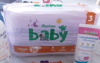 1 paquet de couches Auchan Baby taille 3 