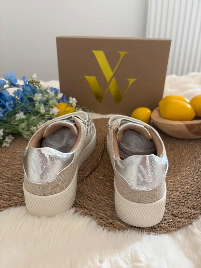 Baskets beiges Vanessa Wu taille 40 - photo numéro 7