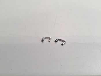 Lot x2 poignée capot pièce détachée miniature 1/18 Solido Citroën traction type 11 B 1938 #A32