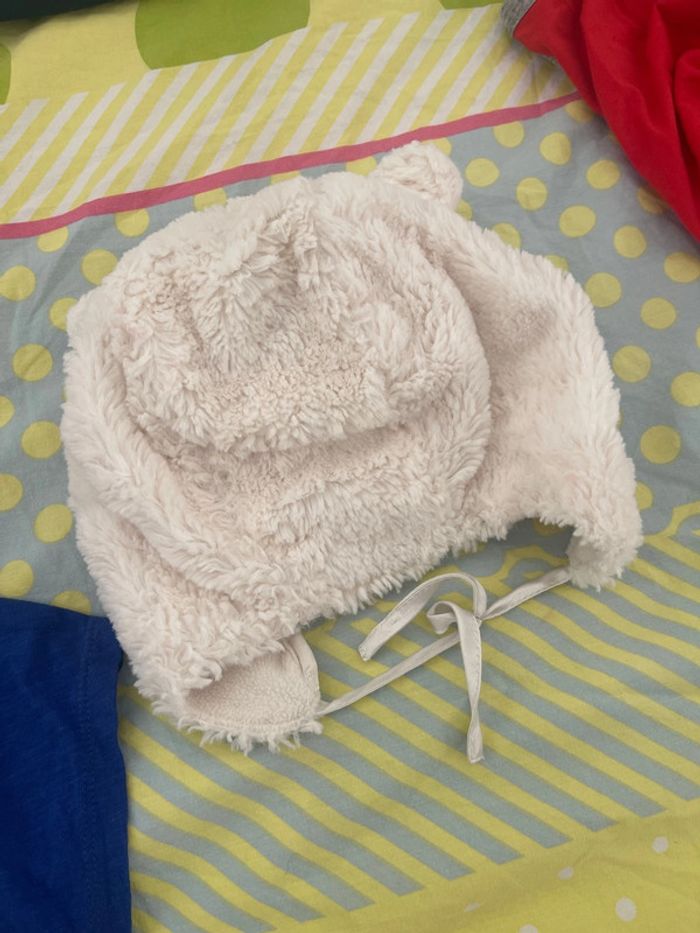 Bonnet fourrure ourson H&M taille 12 18 mois très bon état - photo numéro 3