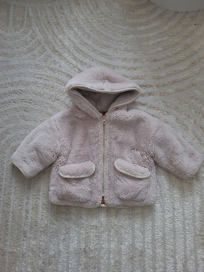 Manteau fourrure bébé fille