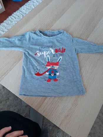T-shirt manches longues 2 ans