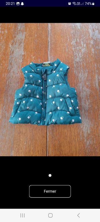 Doudoune sans manches