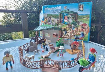 Playmobil City life 6635 🐑 Parc animalier avec visiteurs 🐐 89