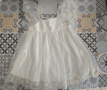 Robe cérémonie dentelle 3 ans