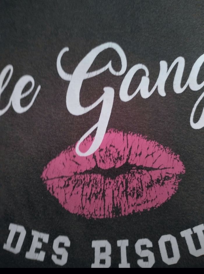 Tee-shirt "Gang Des Bisous 100% coton - photo numéro 4