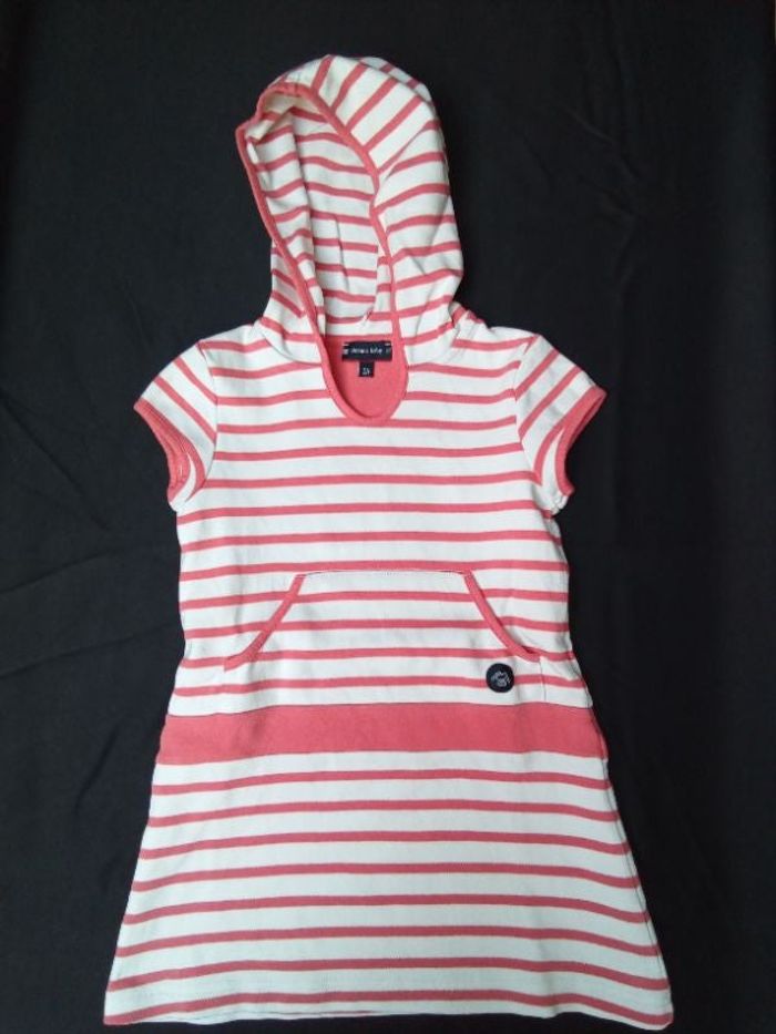 Robe courte rayée 2 ans