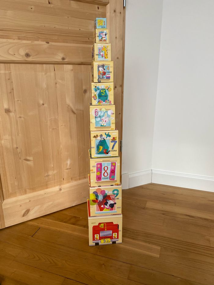 Livre avec cubes de construction tam tam - photo numéro 2