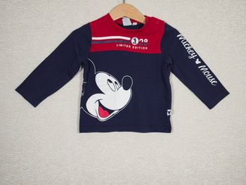 T-shirt manche longue Mickey disney 18 mois 