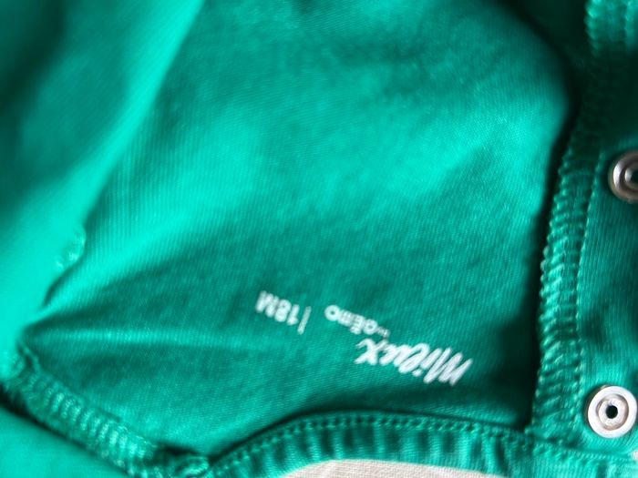 T-shirt vert pique nique volants aux manches 18 mois Gemo - photo numéro 7