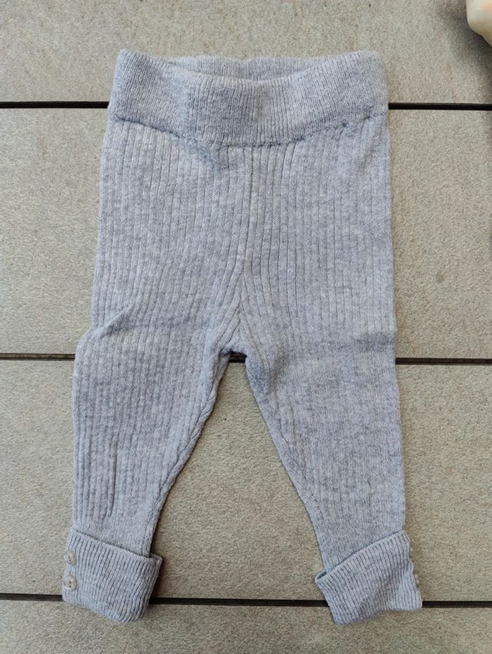 Legging gris 3 mois grain de blé - photo numéro 2
