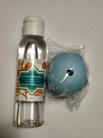 Lot Lotion tonique citronnée + skin icing - valeur 23€