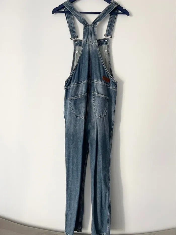 Superbe salopette longue en jean denim 100% coton Pépé Jeans London taille XS - photo numéro 5