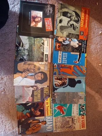 Lot de 49 vinyle