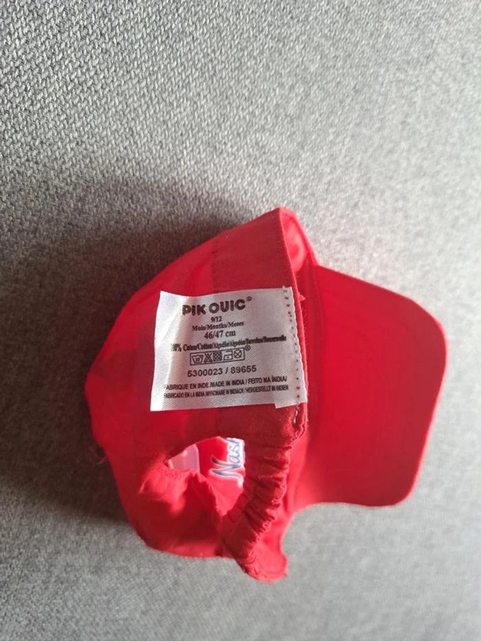 Casquette rouge Pik Ouic - photo numéro 3