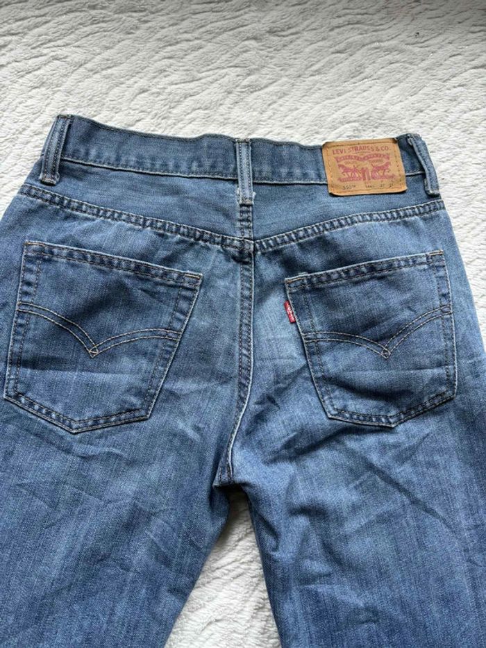Jean Levi’s femme 550 Relaxed Fit W27 L27 S/36 bleu large ample mi taille - taille haute - photo numéro 13