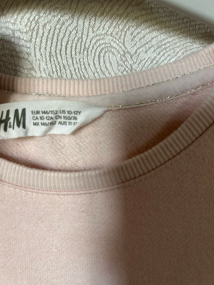 Robe jupe voile rose abricot 12 ans H&M - photo numéro 2