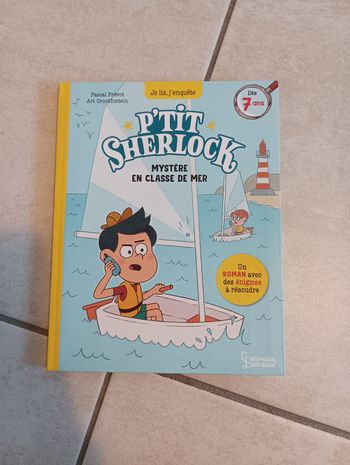 Livre p'tit Sherlock mystère en classe de mer