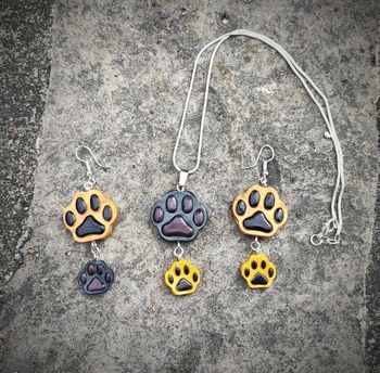 Parure pattes de chats