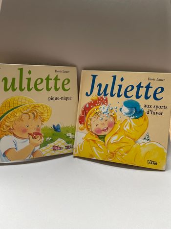 Lot livres Juliette - Juliette aux sport d’hiver & pique nique 