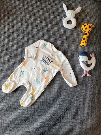 Pyjama garçon 1 pièce en coton 1 mois