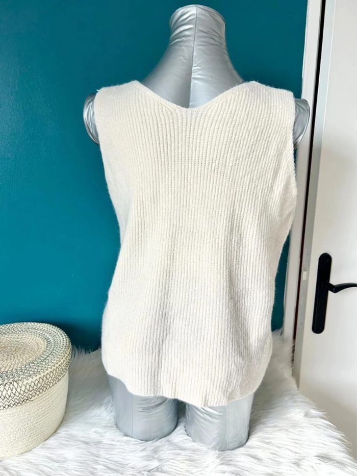Pull sans manches maille - taille unique - photo numéro 3