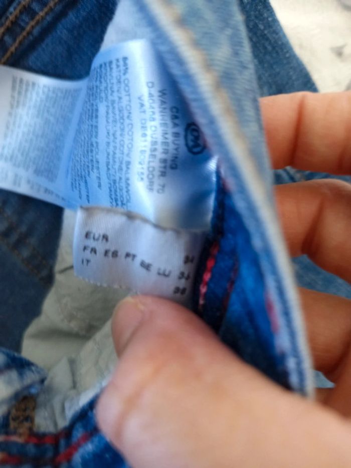 Short jean bleu C&A 36 - photo numéro 2