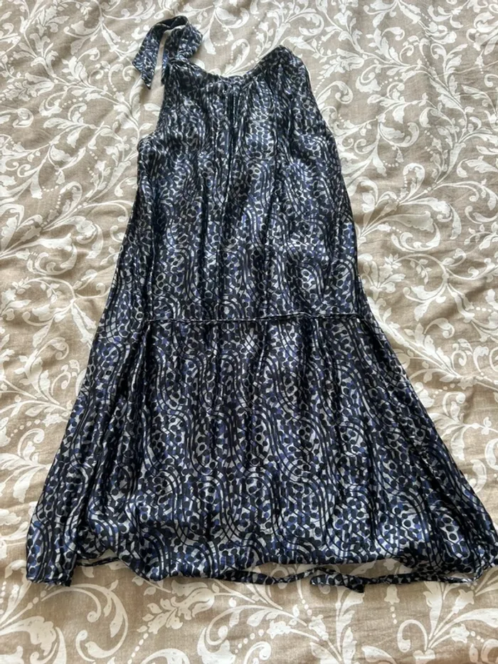 Robe longue ikks bleu taille 38 - photo numéro 2