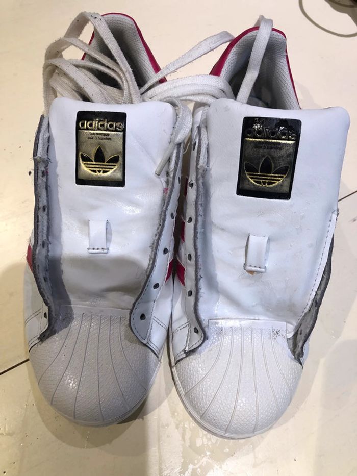 Baskets Adidas femme taille 38 superstar. - photo numéro 12