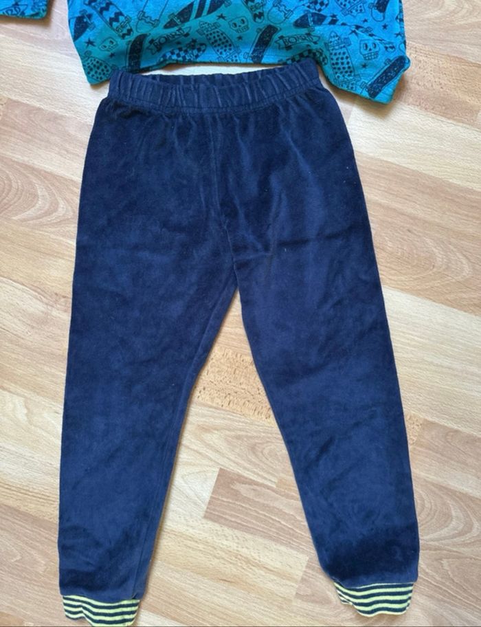 Pyjama velour skates tête de mort - photo numéro 3