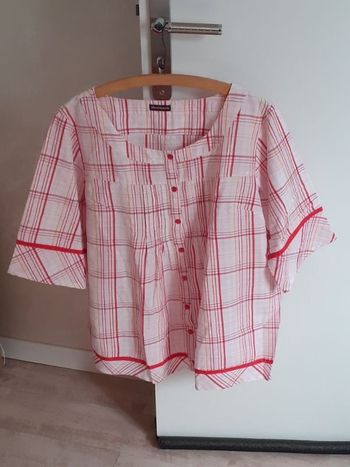 Blouse manche 3/4, taille 46