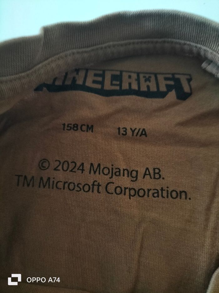 Garçon 13 ans 🩵 T-shirt Minecraft - photo numéro 5