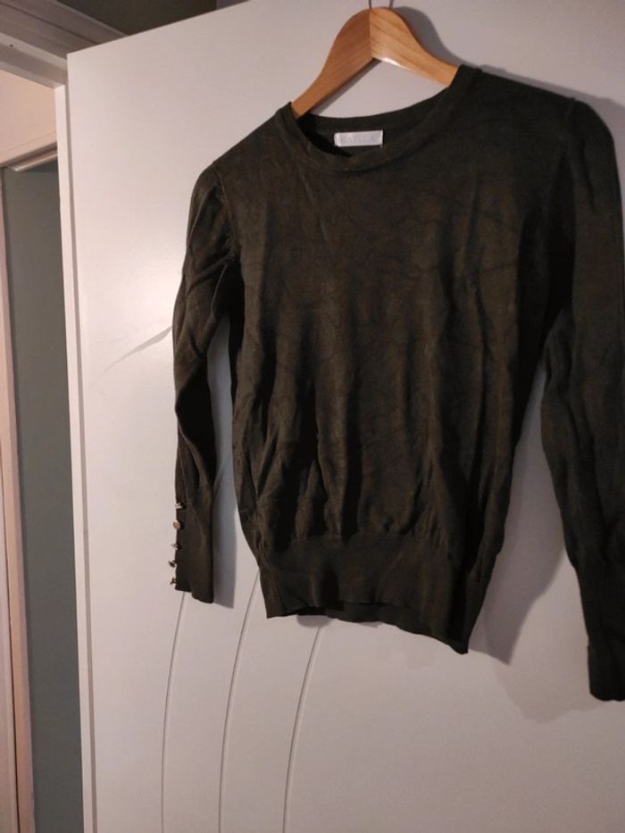 Pull fin kaki - photo numéro 4