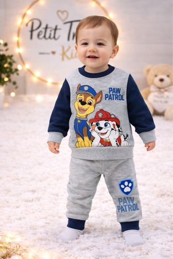 Ensemble Pat’ Patrouille garçon 3 ans sweat + jogging gris neuf avec étiquette