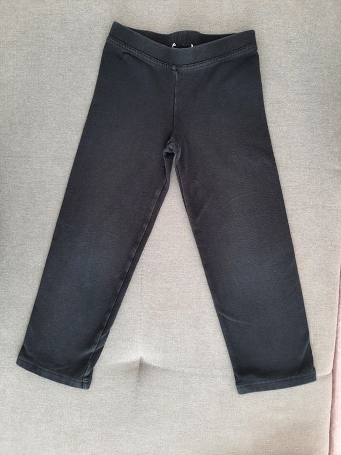 Caleçon de sport coupe droite noir Decathlon 4 ans