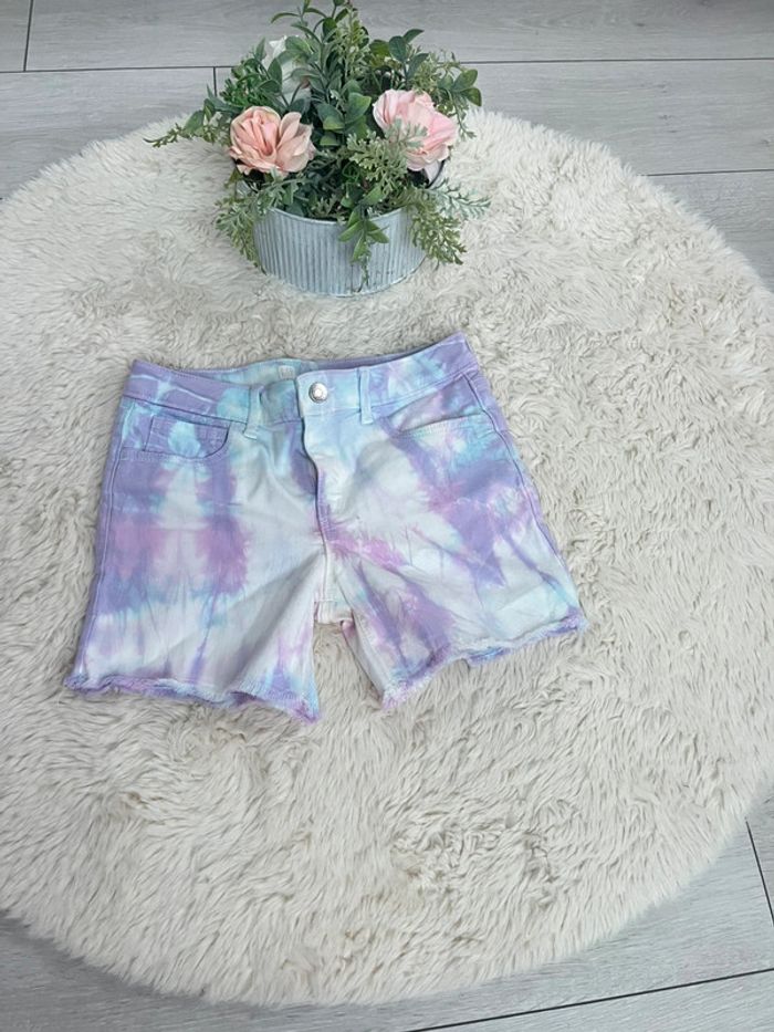 Short en jean tie and die