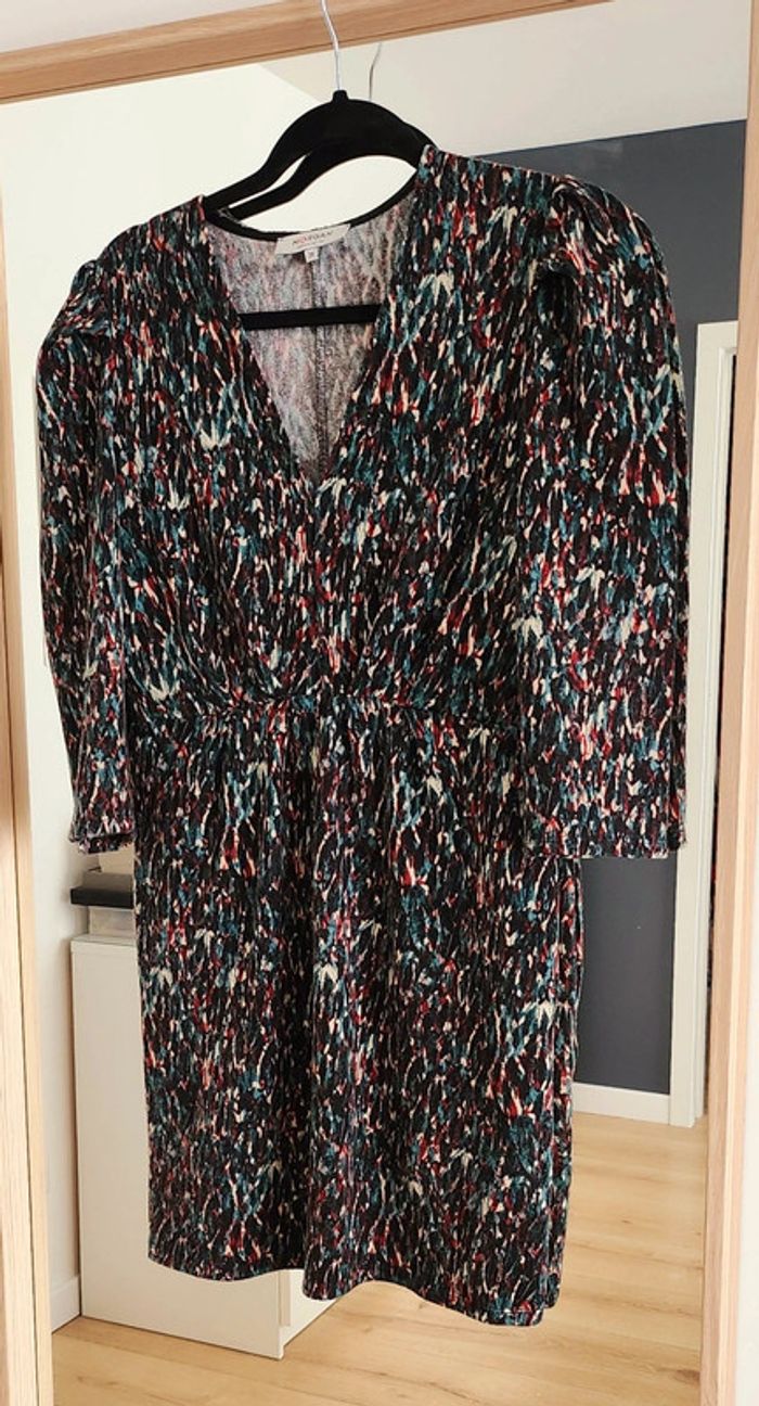 Robe manches longues multicolore taille 38 Morgan